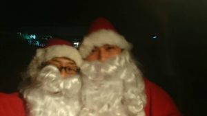 サンタがおうちにやってくる